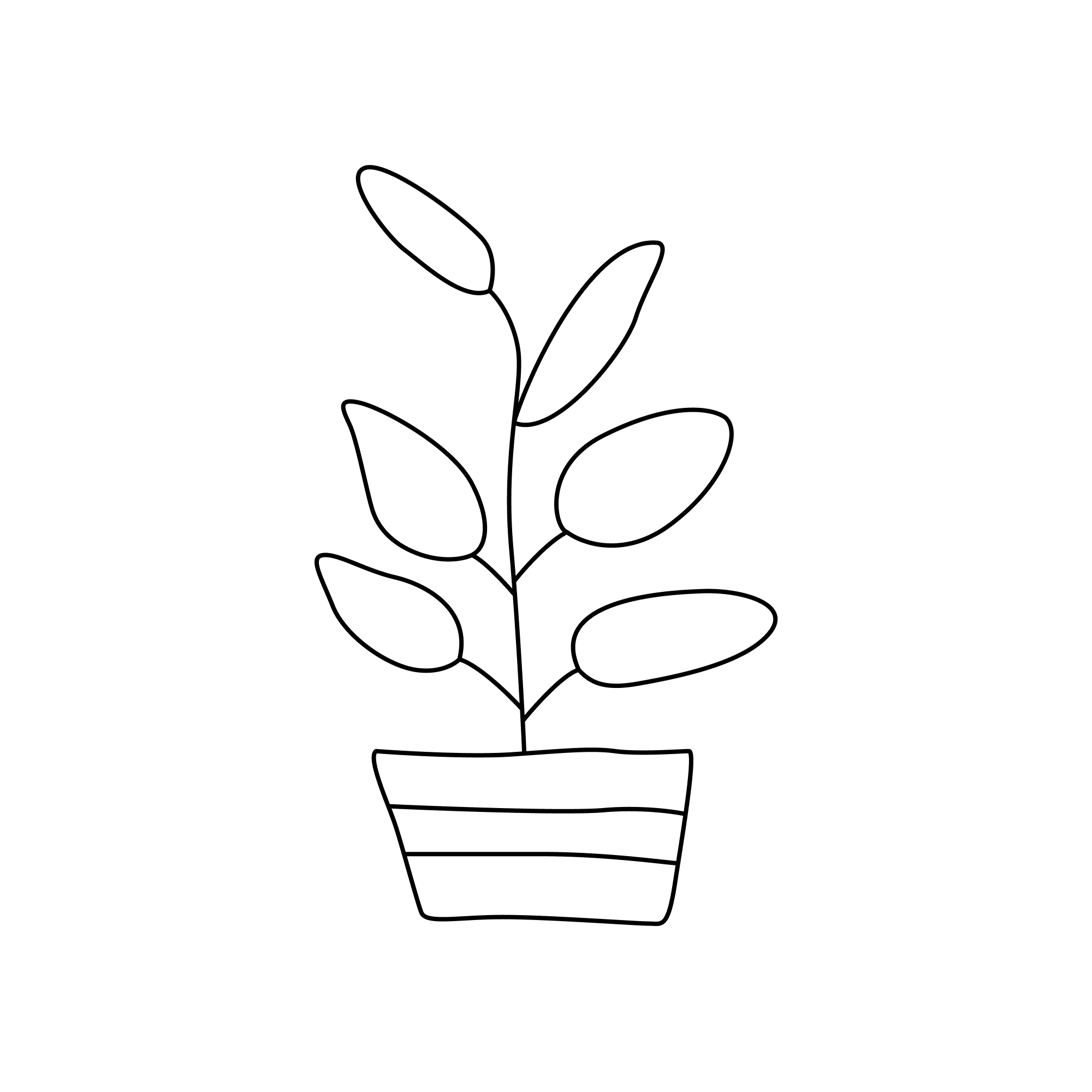 Plant Multileaf_outlined